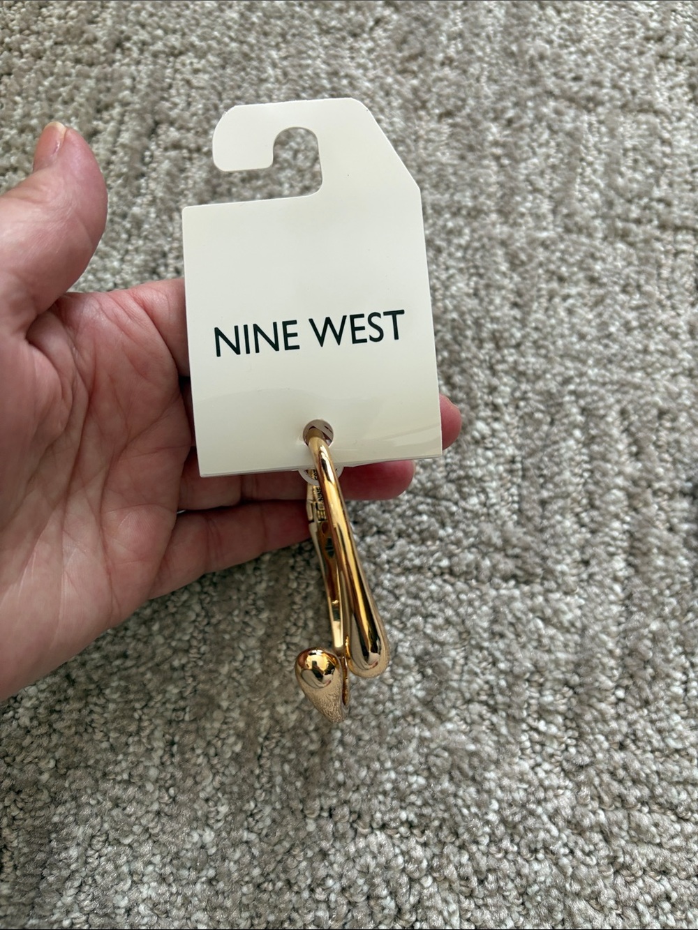 Nine West Gold-Tone Sculptural Bracelet